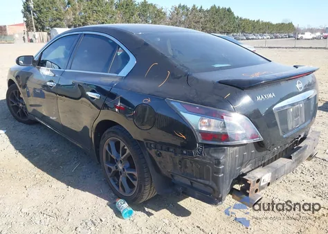 2014 Nissan Maxima 3.5 S z USA, uszkodzony, nr VIN 1N4AA5AP6EC433747